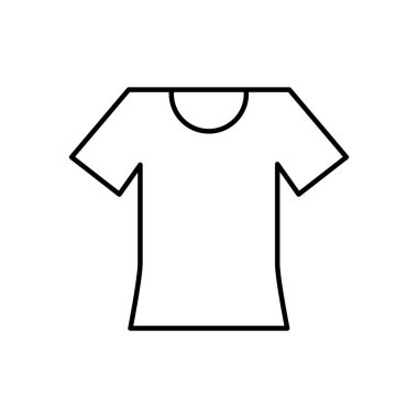 İzole edilmiş tshirt çizgisi biçim vektör tasarımı