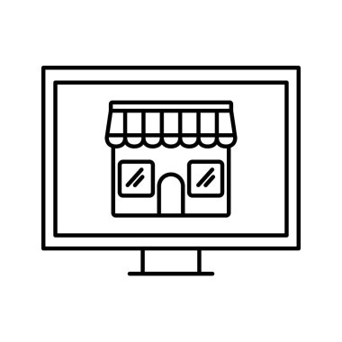 Bilgisayar satırı biçim vektör tasarımı içinde sakla