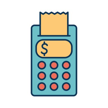 datafhone satırı ve biçim ikonu vektör tasarımını doldur