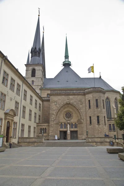 Notre Dame cathedral of Luxembourg — Stock Photo, Image