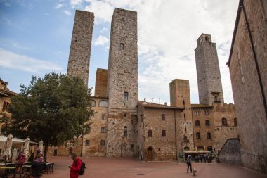 San gimignano, İtalya