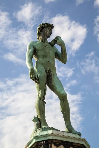 Statua Davide Firenze Italia — Foto Stock