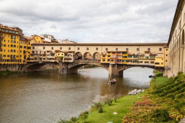 Ponte Vecchio, Floransa, İtalya. Firenze, sağlık..