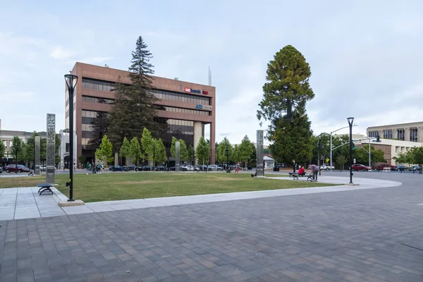 Downtown Santa Rosa Sonoma Valley — Stock Photo, Image