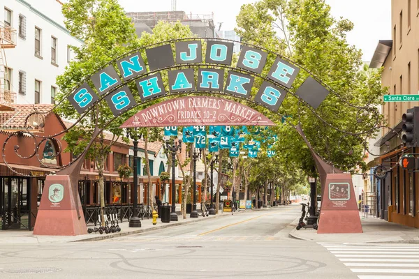 San Jose Şehir Merkezi Yazın — Stok fotoğraf