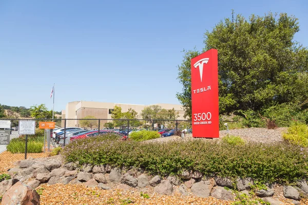 Tesla Motoren Fabrik Fremont Kalifornien — Stockfoto