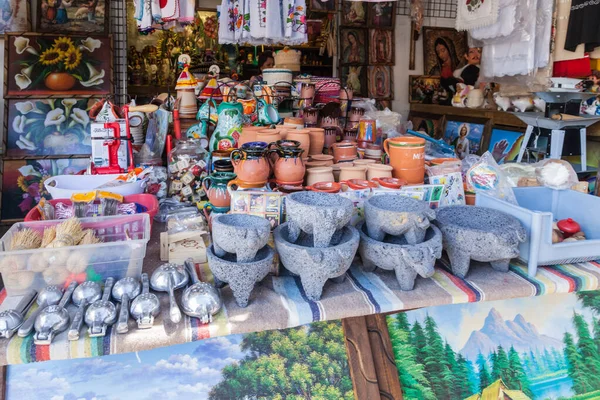 Vendor Selling San Jose Flea Market — Stock Photo, Image