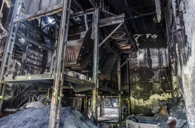 eski dökümhane terk edilmiş bina