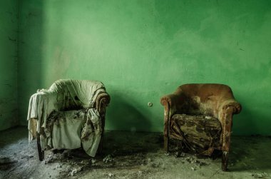 koltuklar ile Yeşil Oda