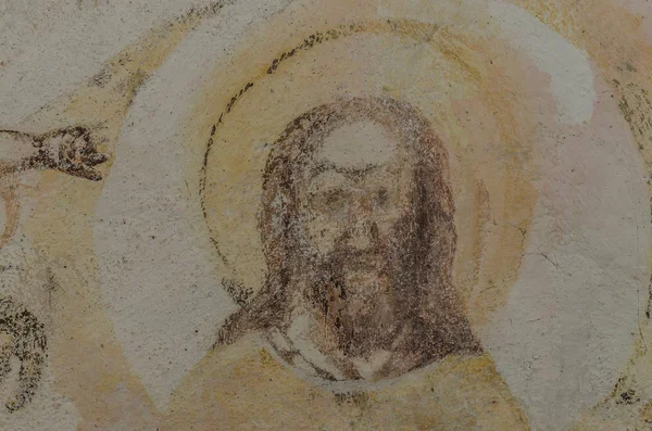 Jesusbild an einer Wand — Stockfoto