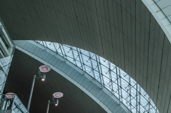 Construcción de techos en el aeropuerto — Foto de Stock