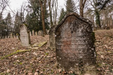 mezar taşları üzerinde eski mezarlığı