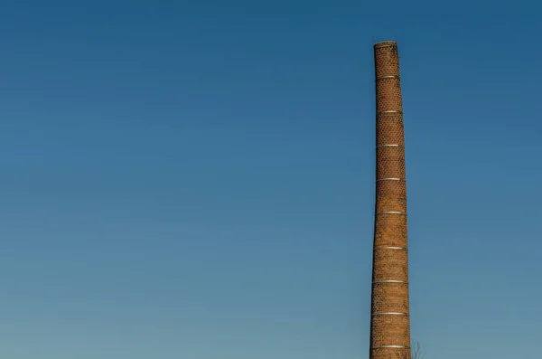 Slate chimney with sky — Stock Photo, Image