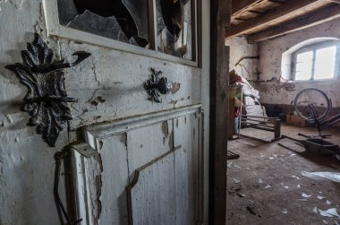 ahşap kapı Oda dekore edilmiş