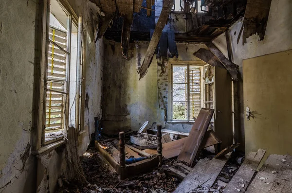 森の家で折りたたまれた部屋 — ストック写真