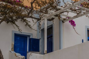 Santorini'de Teras