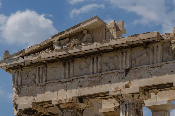 Докладне подання Акрополь в Афінах — стокове фото
