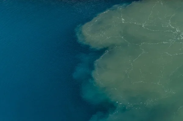 Onde verdi e blu — Foto Stock