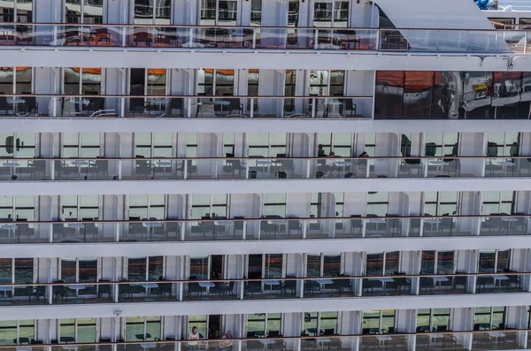 Many cabins of cruise ship — Stock Photo, Image