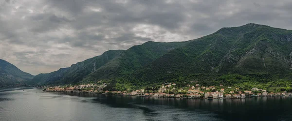 Kotor in Montenegro panorama — Stock fotografie