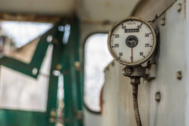 Tren vagonunda hız için görüntüle