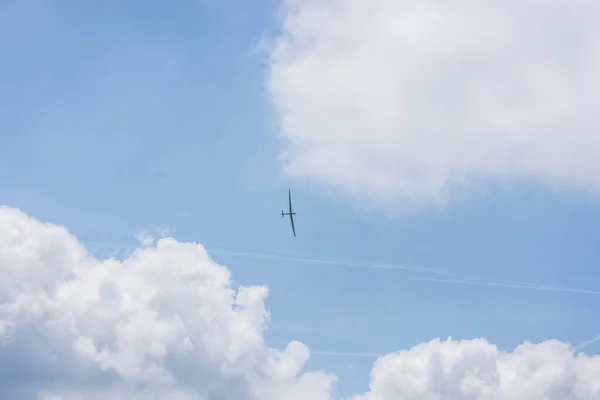 Glider Blue Sky Clouds — Stock Photo, Image