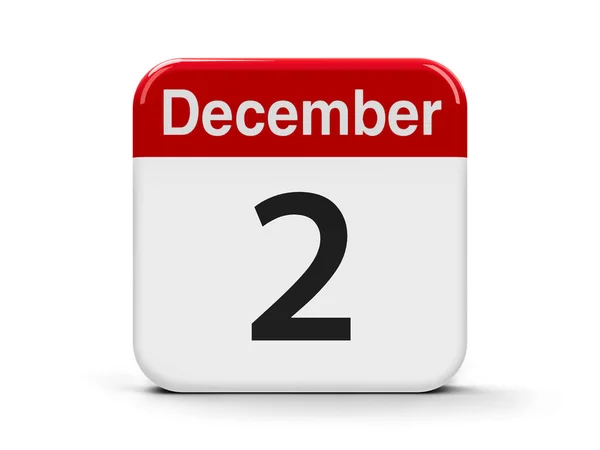 Calendario 2 de diciembre —  Fotos de Stock