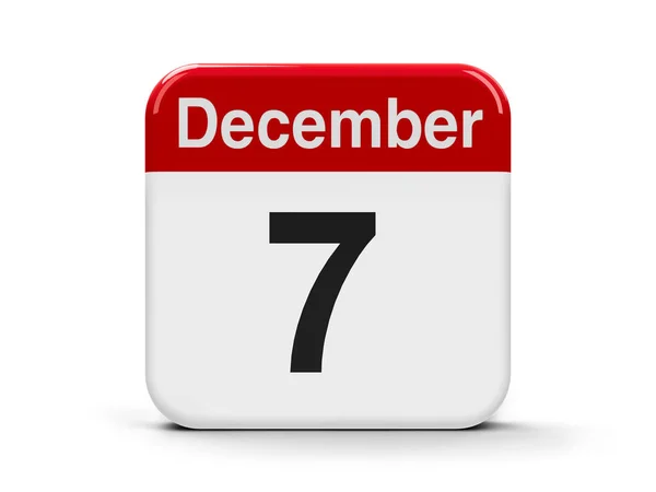 Calendario del 7 de diciembre —  Fotos de Stock