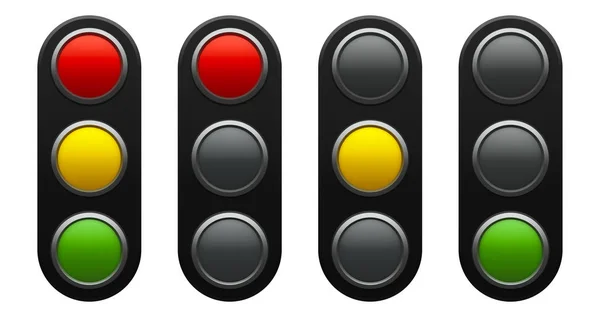 Traffic light schematic — Stock Photo, Image