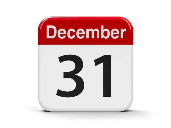 31st December Calendar — Stock Photo, Image