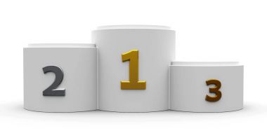 Beyaz silindir podyum #2