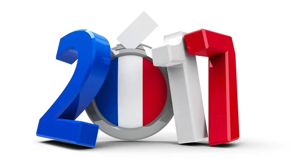 Francja wybory w 2017 r. — Zdjęcie stockowe