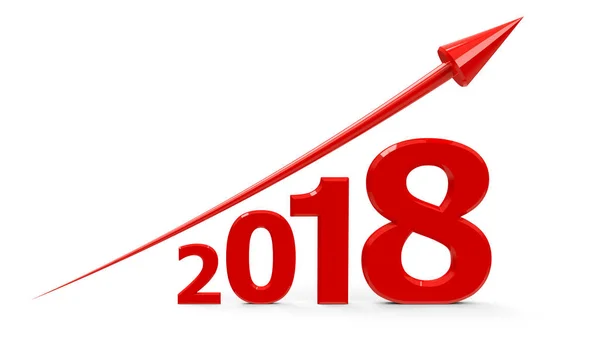 2018 ile yukarı kırmızı ok