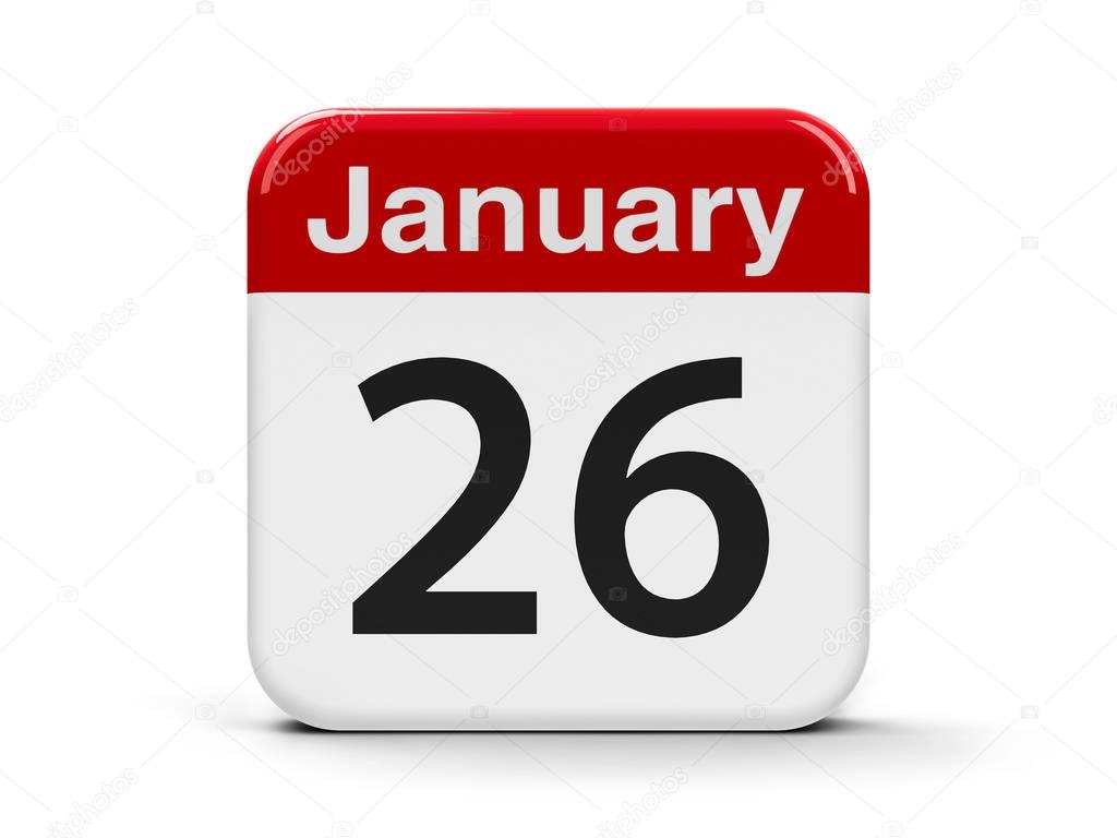 26th January Calendar