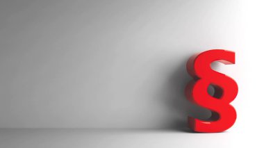 Kırmızı paragraf işareti