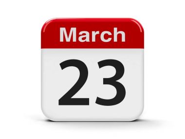 23 Mart takvim