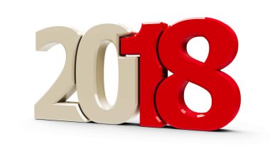 2018 simgesi kompakt kırmızı #2