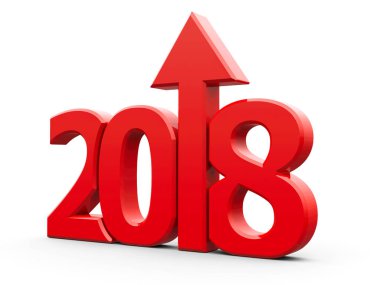 2018 simgesi kırmızı ok ile kompakt