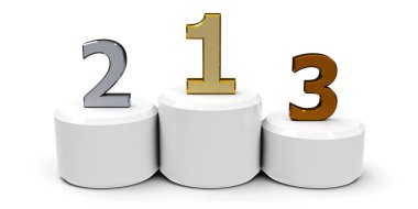 Beyaz silindir podyum #2