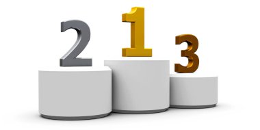 Beyaz silindir podyum #3