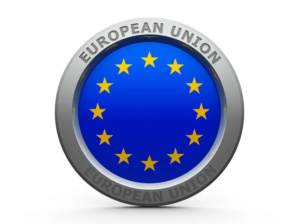 Icona - Bandiera dell'UE — Foto Stock