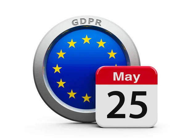 Gdpr Tag eu — Stockfoto