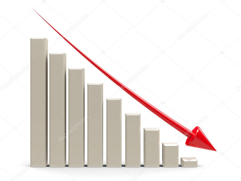 Business graph down #3