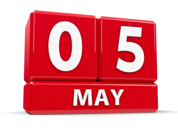 5th May Calendar — Stock Photo © Oakozhan #106581248