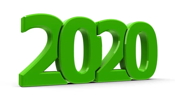 2020 icon compact green — Stock Photo, Image