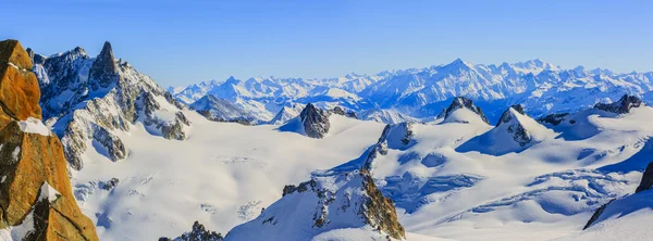 Monte Bianco e Chamonix — Foto Stock