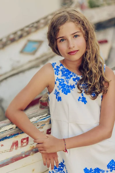 Portrait of young and beautiful girl 