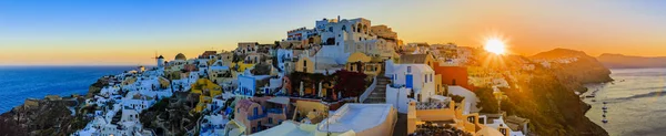 Amazing view with white houses — Stock Photo, Image