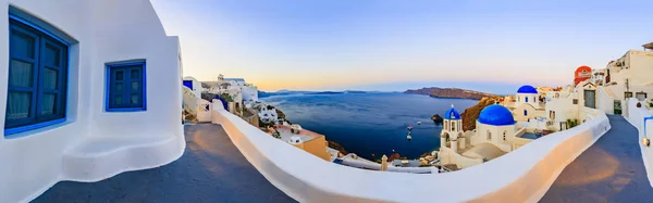 Increíble vista con casas blancas — Foto de Stock