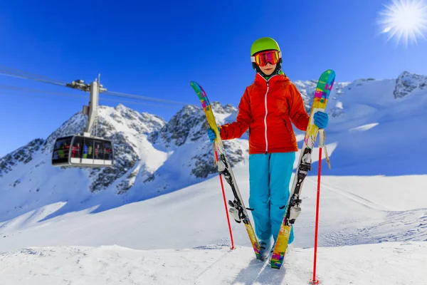 Skiing in Switzerland, — Stock Photo, Image